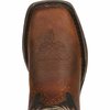Durango LIL' Big Kid Western Boot, TAN BLACK, M, Size 5.5 DWBT050